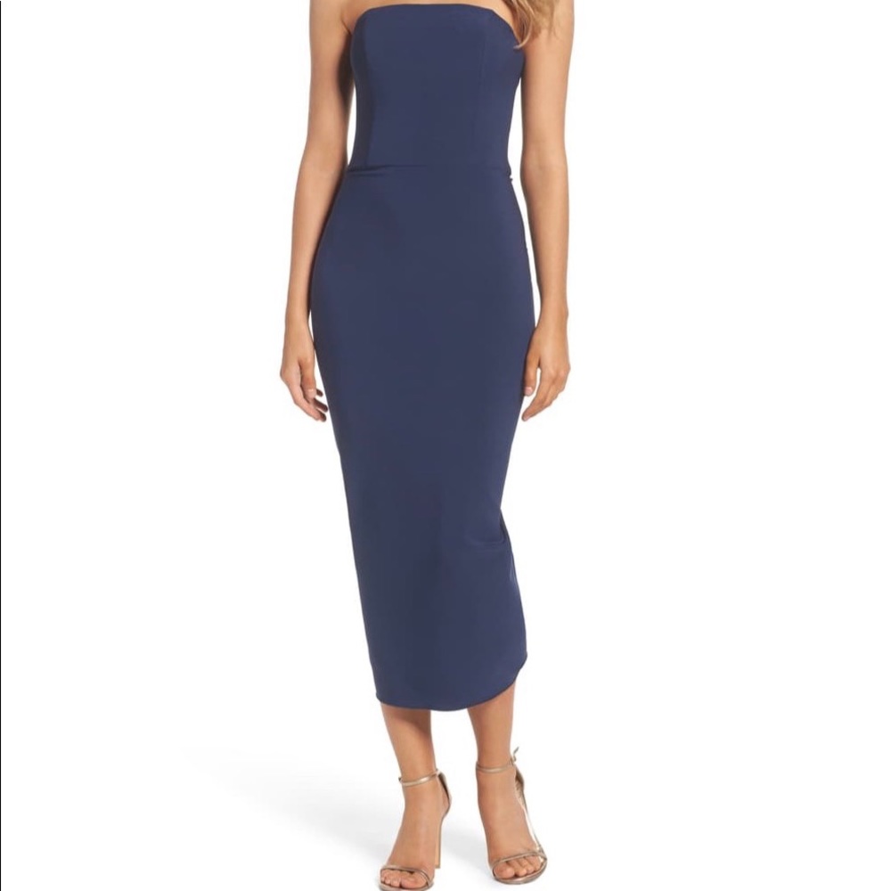 Strapless Ruffle Dress - Picture 2 of 6